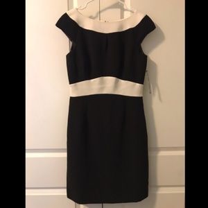 Tahari Arthur S. Levine Fabian Black Dress